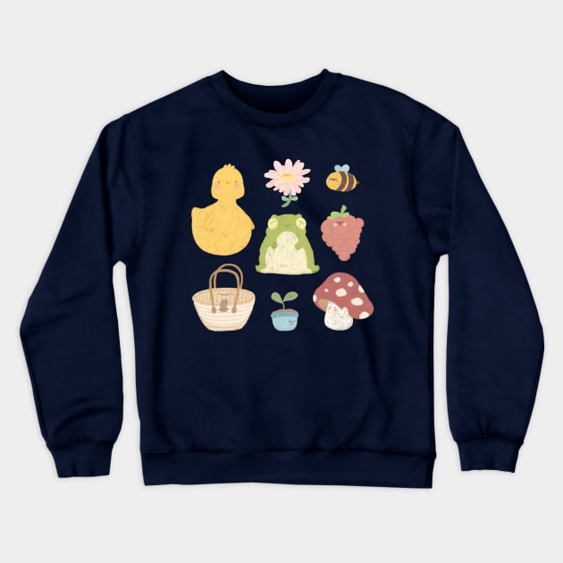 Cottage Core Crewneck Sweatshirt by Chubbit